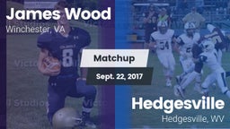 Matchup: James Wood HS vs. Hedgesville  2017