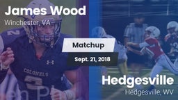 Matchup: James Wood HS vs. Hedgesville  2018