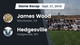 Recap: James Wood  vs. Hedgesville  2018