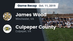 Recap: James Wood  vs. Culpeper County  2019