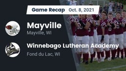 Recap: Mayville  vs. Winnebago Lutheran Academy  2021