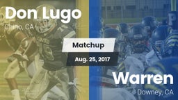 Matchup: Don Lugo  vs. Warren  2017