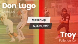 Matchup: Don Lugo  vs. Troy  2017