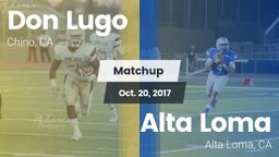 Matchup: Don Lugo  vs. Alta Loma  2017