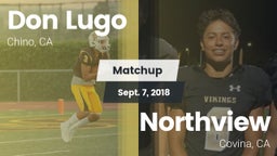 Matchup: Don Lugo  vs. Northview  2018