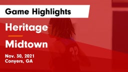 Heritage  vs Midtown   Game Highlights - Nov. 30, 2021