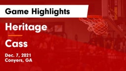 Heritage  vs Cass  Game Highlights - Dec. 7, 2021