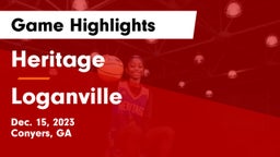 Heritage  vs Loganville  Game Highlights - Dec. 15, 2023