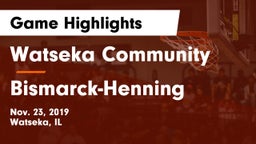 Watseka Community  vs Bismarck-Henning  Game Highlights - Nov. 23, 2019