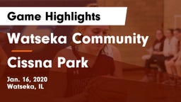 Watseka Community  vs Cissna Park Game Highlights - Jan. 16, 2020