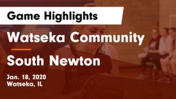 Watseka Community  vs South Newton Game Highlights - Jan. 18, 2020