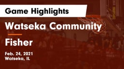 Watseka Community  vs Fisher  Game Highlights - Feb. 24, 2021
