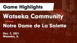 Watseka Community  vs Notre Dame de La Salette Game Highlights - Dec. 3, 2021