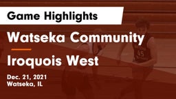 Watseka Community  vs Iroquois West Game Highlights - Dec. 21, 2021