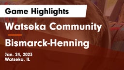 Watseka Community  vs Bismarck-Henning  Game Highlights - Jan. 24, 2023