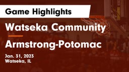 Watseka Community  vs Armstrong-Potomac Game Highlights - Jan. 31, 2023