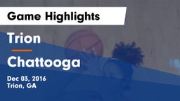 Trion  vs Chattooga  Game Highlights - Dec 03, 2016