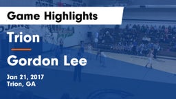 Trion  vs Gordon Lee  Game Highlights - Jan 21, 2017