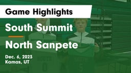 South Summit  vs North Sanpete  Game Highlights - Dec. 6, 2023