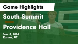 South Summit  vs Providence Hall  Game Highlights - Jan. 8, 2024