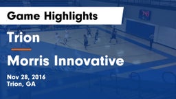 Trion  vs Morris Innovative Game Highlights - Nov 28, 2016