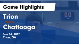 Trion  vs Chattooga  Game Highlights - Jan 14, 2017