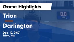 Trion  vs Darlington  Game Highlights - Dec. 12, 2017