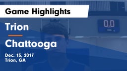 Trion  vs Chattooga  Game Highlights - Dec. 15, 2017