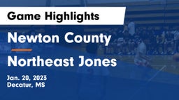 Newton County  vs Northeast Jones Game Highlights - Jan. 20, 2023