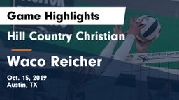 Hill Country Christian  vs Waco Reicher Game Highlights - Oct. 15, 2019