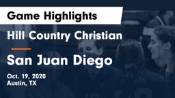 Hill Country Christian  vs San Juan Diego Game Highlights - Oct. 19, 2020