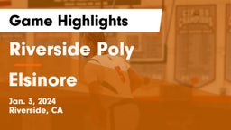 Riverside Poly  vs Elsinore  Game Highlights - Jan. 3, 2024