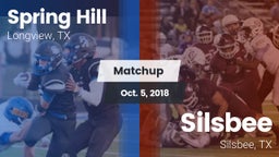 Matchup: Spring Hill High vs. Silsbee  2018