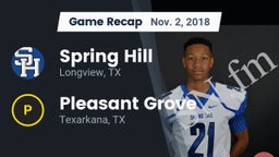 Recap: Spring Hill  vs. Pleasant Grove  2018