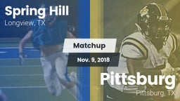 Matchup: Spring Hill High vs. Pittsburg  2018