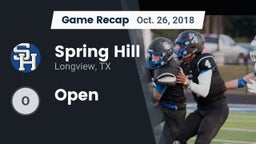 Recap: Spring Hill  vs. Open 2018