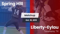 Matchup: Spring Hill High vs. Liberty-Eylau  2019