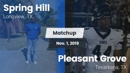 Matchup: Spring Hill High vs. Pleasant Grove  2019