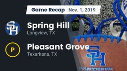Recap: Spring Hill  vs. Pleasant Grove  2019