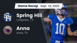 Recap: Spring Hill  vs. Anna  2020