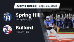Recap: Spring Hill  vs. Bullard  2020