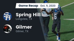 Recap: Spring Hill  vs. Gilmer  2020