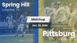 Matchup: Spring Hill High vs. Pittsburg  2020