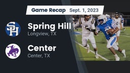 Recap: Spring Hill  vs. Center  2023