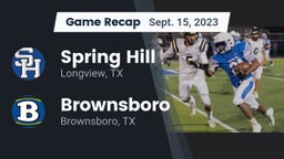 Recap: Spring Hill  vs. Brownsboro  2023