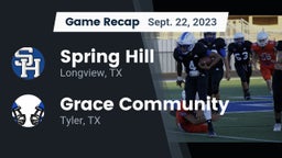 Recap: Spring Hill  vs. Grace Community  2023