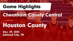 Cheatham County Central  vs Houston County  Game Highlights - Dec. 29, 2023