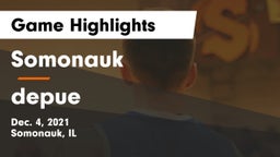 Somonauk  vs depue Game Highlights - Dec. 4, 2021