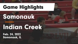 Somonauk  vs Indian Creek Game Highlights - Feb. 24, 2022