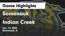 Somonauk  vs Indian Creek Game Highlights - Jan. 14, 2023